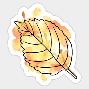 The Color of Fall Sticker